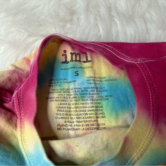 IML Issac Morris Chill Alien Tie Dye Graphic Tee - Picture 5 of 6